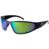 Slnečné okuliare Wraptor Polarized Gatorz® – Brown Polarized w/ Green Mirror, Čierna