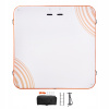 Plávajúca platforma 10x10FT biela + oranžová nafukovacia trampolína