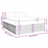 vidaXL Boxspring posteľ s matracom bledosivá 180x200 cm látka - Sivá - 208627-142234