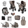 Trojkombinácia kočíka AbcDesign Salsa 4 Air STARTER SET Pure 2023 cream Pure