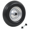 vidaXL Koleso na fúrik s nápravou tvrdé PU 4.00-8 390 mm 142978