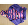 Detský komplet - Detská súprava Lonsdale 8 Blue, Pink 3 PCS. (Detské dráhy súpravy 6-12 mesiacov)