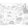 ZUTY Bodkovanie - VESELÉ DINOSAURY Rámovanie: bez rámu a bez vypnutia plátna, Rozmer: 80x100 cm