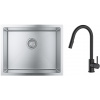 Súprava nerezový drez Grohe K700 31726SD0, kuchynská batéria Oltens Litla 35204300