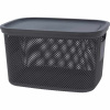EXCELLENT HOUSEWARE Úložný kôš s vekom 18 l čierna