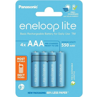 Panasonic eneloop HR03 AAA 4LCCE/4BE ENELOOP LITE N