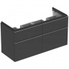 Geberit iCon - Skrinka pod dvojumývadlo 1200 mm, 4 zásuvky, lávová 841521000