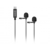 Boya BY-M3D / Dual-Mic Lavalier mikrofón / pre Type-C zariadenia