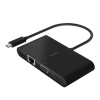 Belkin USB 2.0 adaptér [1x USB-C® - 5x HDMI®, RJ45, USB 3.0, USB-C®, VGA]; AVC005btBK