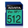ADATA SDXC karta 512GB Premier Pro UHS-I U3 Class 10 (R:95/W:60 MB/s) ASDX512GUI3V30S-R