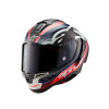 Prilba ALPINESTARS Supertech R10 karbónovo červeno fluo modro biela matná