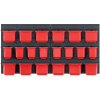 Závěsný panel s 20 boxy na nářadí ORDERLINE 800x165x400 KISTENBERG