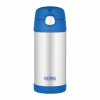 Detská termoska Thermos FUNtainer 355 ml - strieborná-modrá
