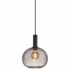Nordlux Alton (Ø25cm) kouřové sklo, černá sklo, kov IP20 47313047