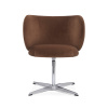 Ferm Living Jedálenská stolička Rico Swivel, Rich Velvet soft brown