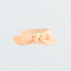 Dojčenská mušelínová čelenka New Baby Leny Peach
