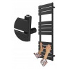 Kúpeľňový radiátor vodný Granitan 611 W 45 x 120 mm čierny