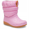 Detské zateplené zimné snehové topánky Crocs Classic Neo Puff Boot 19-20