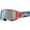 ALPINESTARS okuliare SUPERTECH STREAM šedá/multicolor zrkadlové strieborné plexi 2025