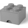 LEGO® Úložný box se šuplíkem 250x252x181 šedý