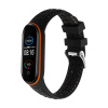Xiaomi Mi Band 5/6 náhradný náramok - Textúrovaný Farba: Oranžová, Vzor: Lines MBSCz-5TLI04