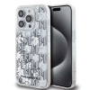 Karl Lagerfeld Liquid Glitter Monogram Gradient zadný kryt pre iPhone 14 Pro Max White