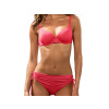Dámske dvojdielne plavky (bikiny) - Lormar SFN C003-C003 Farba: Koralová, Veľkosť: 75 C (M)