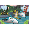 CLEMENTONI Puzzle Leo a Tig na vode MAXI 24 dielikov