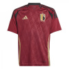 adidas Belgium Home Shirt 2024 Juniors Burgendy 7-8 Years