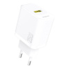 Dudao A27S GaN sieťová nabíjačka USB 25W, biela