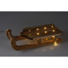 Sánky drevené s led osvetlením 30 cm