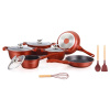Royalty Sada riadu BS1010M 13 ks, farba burgundy