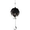 Wobler Black Cat Real Worm Teaser 160g Black Red Flash
