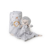 INTERBABY Osuška froté Safari + maznáčik 100x100cm Varianta: sivá