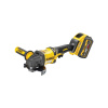 DEWALT Akumulátorová uhlová brúska 125 mm 18 V bez uhlíkovej kefky (2 x 9,0 Ah akumulátor + nabíjačka) DCG418X2