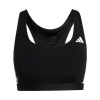 Dámska podprsenka adidas Optime Essentials Workout 3-Stripes Medium Support Bra Black/White S Dámska podprsenka adidas Optime Essentials Workout 3-Stripes Medium Support Bra Black/White S