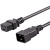 Predlžovací kábel PremiumCord 230V 16A 3 m, konektory IEC 320 C19 - IEC 320 C20 kpsa