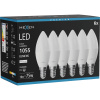 Mexen Nova 6x LED žiarovka E14, C37, 10W, Neutrálna - 4000K, 1055 lm - L102-E14-1040-01x06