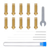 Súprava mosadzných trysiek ELEGOO Neptune 4 Plus / 4 Max (0,4 mm x4, 0,6 mm x2, 0,8 mm x2, 1,0 mm x2)