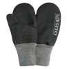 Esito Zimné palcové rukavice softshell s baránkom Grey