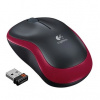 Logitech M185 červená 910-002240