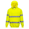 PORTWEST HI-VIS B304 / Reflexná mikina s kapucňou - HV žltá XXXL