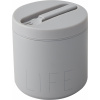 Termobox na desiatu To Go Life s vidličkou veľký sivý 2 diely