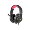 Marvo HG8958, slúchadlá s mikrofónom, ovládanie hlasitosti, čierna, herná, 3.5 mm jack + rozdvojka + USB