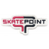 nášivka SKATE POINT CLASSIC PATCH White 10 x 4.5 cm