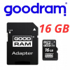 KARTA GOODRAM MICROSD 16GB MICRO CL10 + SD ADAPTÉR