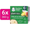 GERBER Organic 100 % rastlinný dezert jablko a ananás s kokosovým mliekom 6× (4× 90 g)