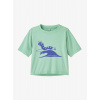 Detské tričko Patagonia Cap SW T-Shirt - caterpillar chill/rinsed green