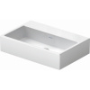 DURAVIT Vero Air umývadlo do nábytku Compact, bez otvoru, bez prepadu, 600 x 400 mm, biela, s povrchom WonderGliss, 23686000701