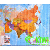 nástěnná mapa Asia - papír, 120x100 cm
